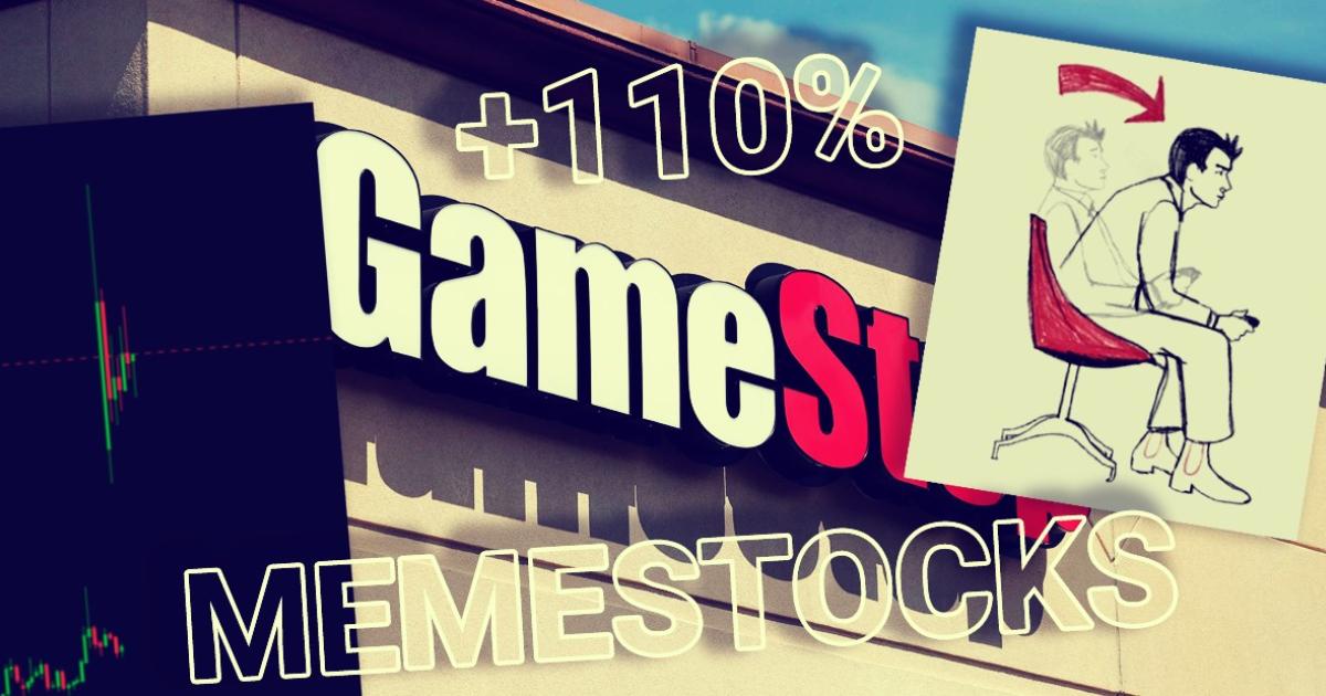 GameStop croît de plus de 100 % en une seule session.  La fièvre des actions Meme est de retour, propulsée par @RoaringKitty