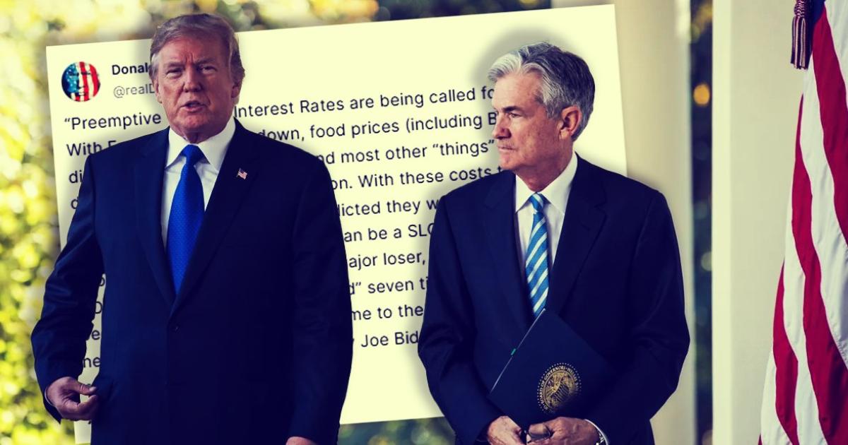 Trump i Powell