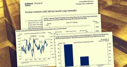 Prognozy na złoto 2025 - Goldman Sachs wyznacza nowy cel ceny do końca roku w najnowszym raporcie